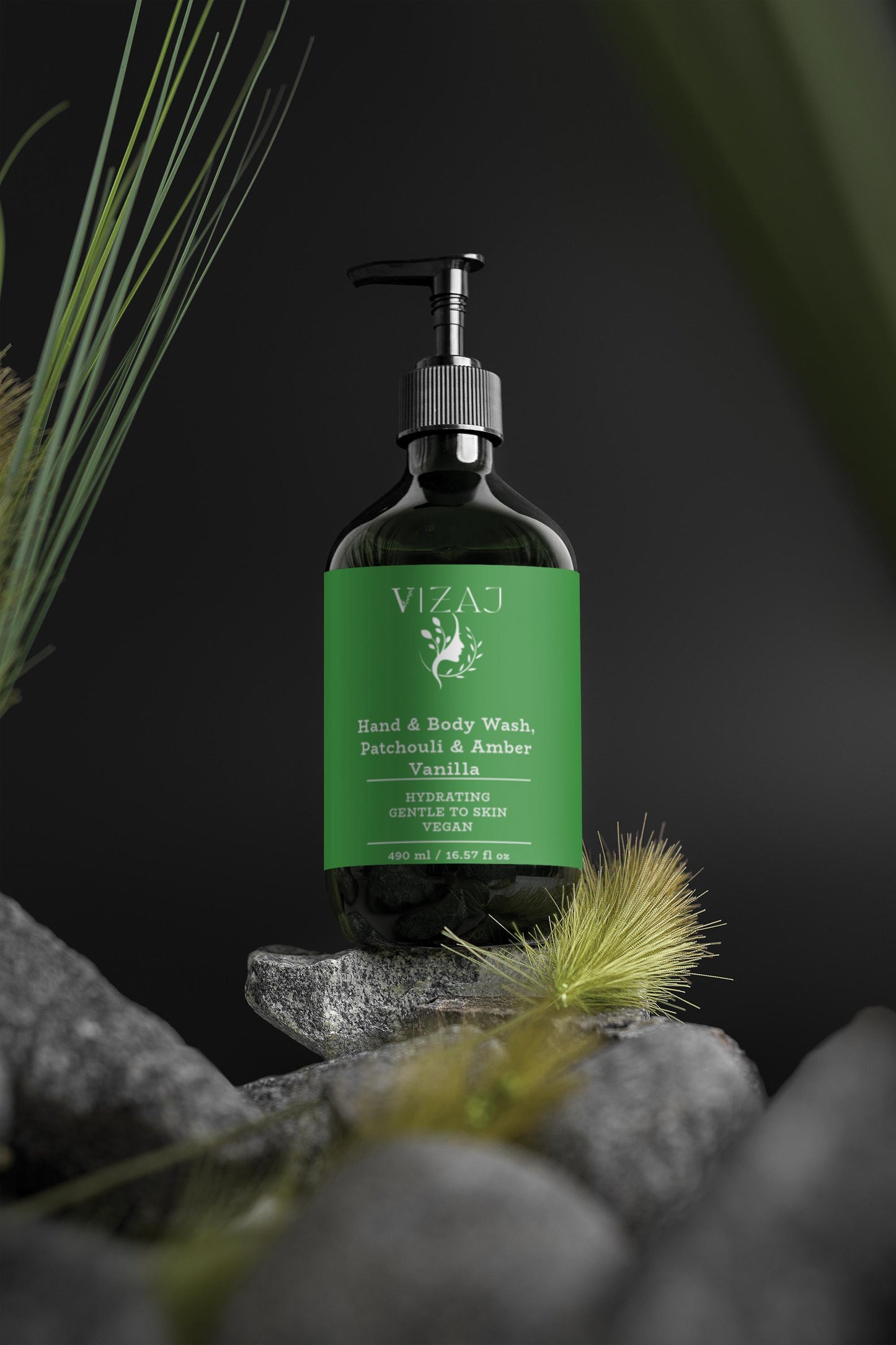 VIZAJ Hand & Body Wash, Patchouli & Amber Vanilla