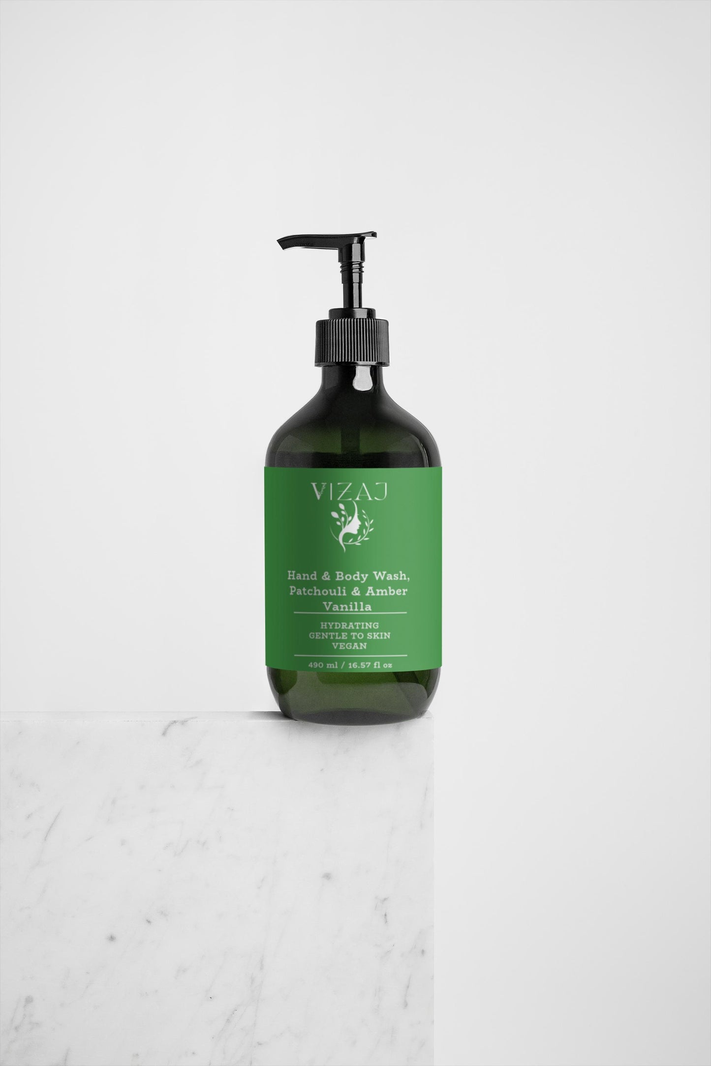 VIZAJ Hand & Body Wash, Patchouli & Amber Vanilla